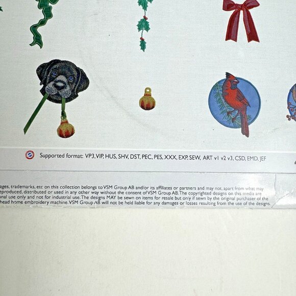 Viking Holiday Cheer 18 Machine Embroidery Designs on multi-formatted CD - Picture 3 of 16